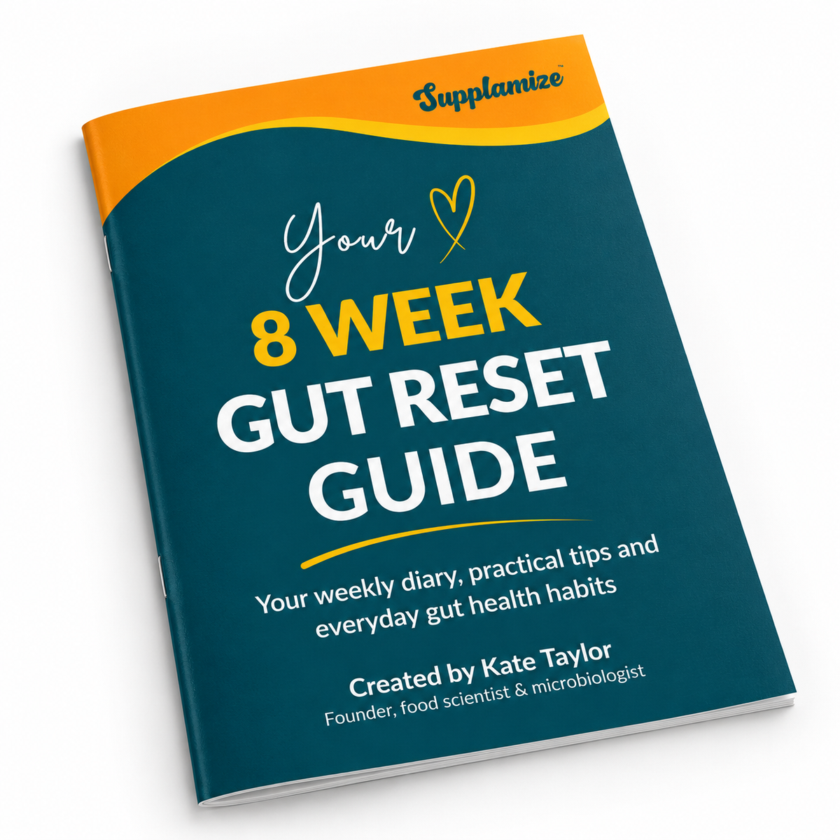 Supplamize 8 week gut reset guide book image