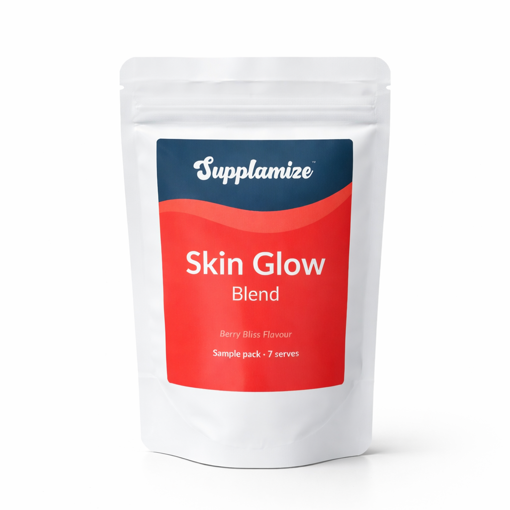 Supplamize Skin Glow Blend package on a white background