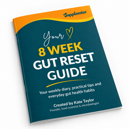 Supplamize 8 week gut reset guide book image
